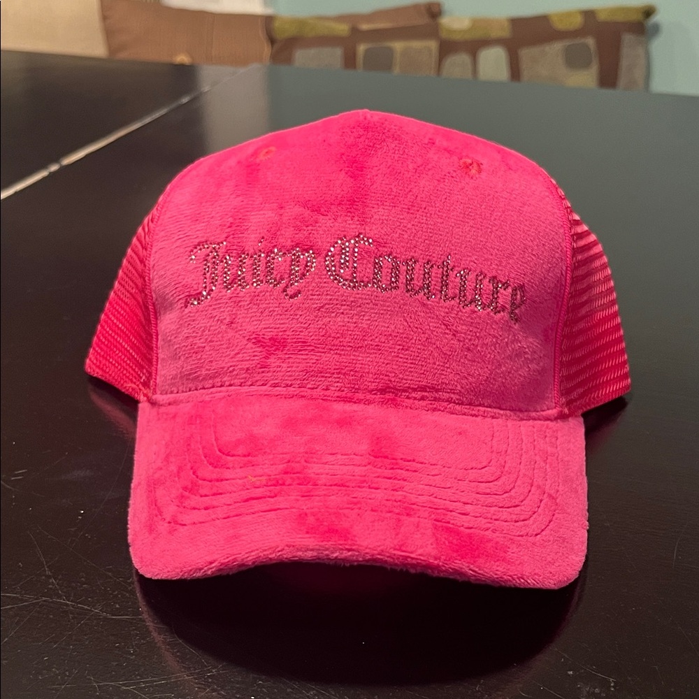 Juicy Couture Fuchsia Cap with Logo